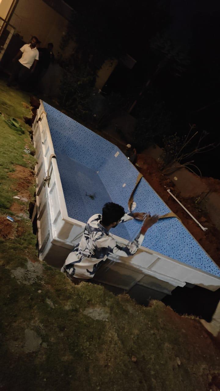 Swimming Pool Installation & Civil Work @ Sadahalli, Bengaluru photo 4